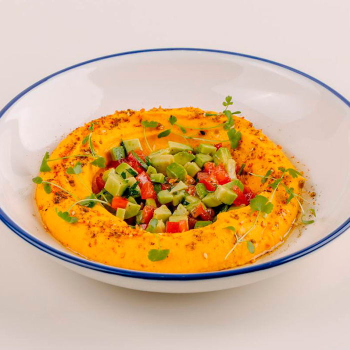 Хумус из батата и моркови