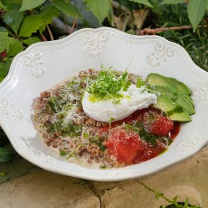 Каша Гречневая с яйцом пашот
